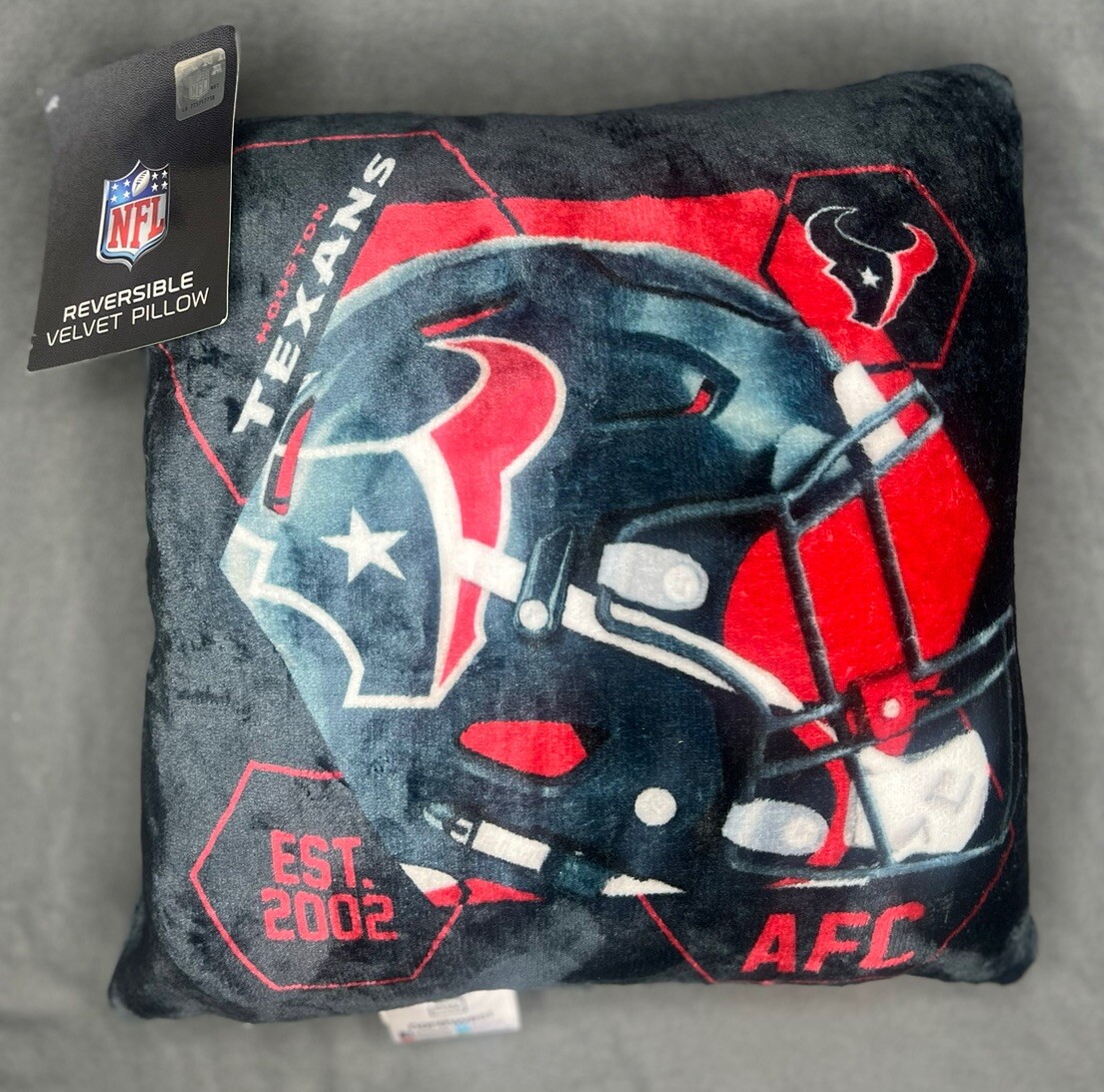 Houston Texans Velvet Pillow