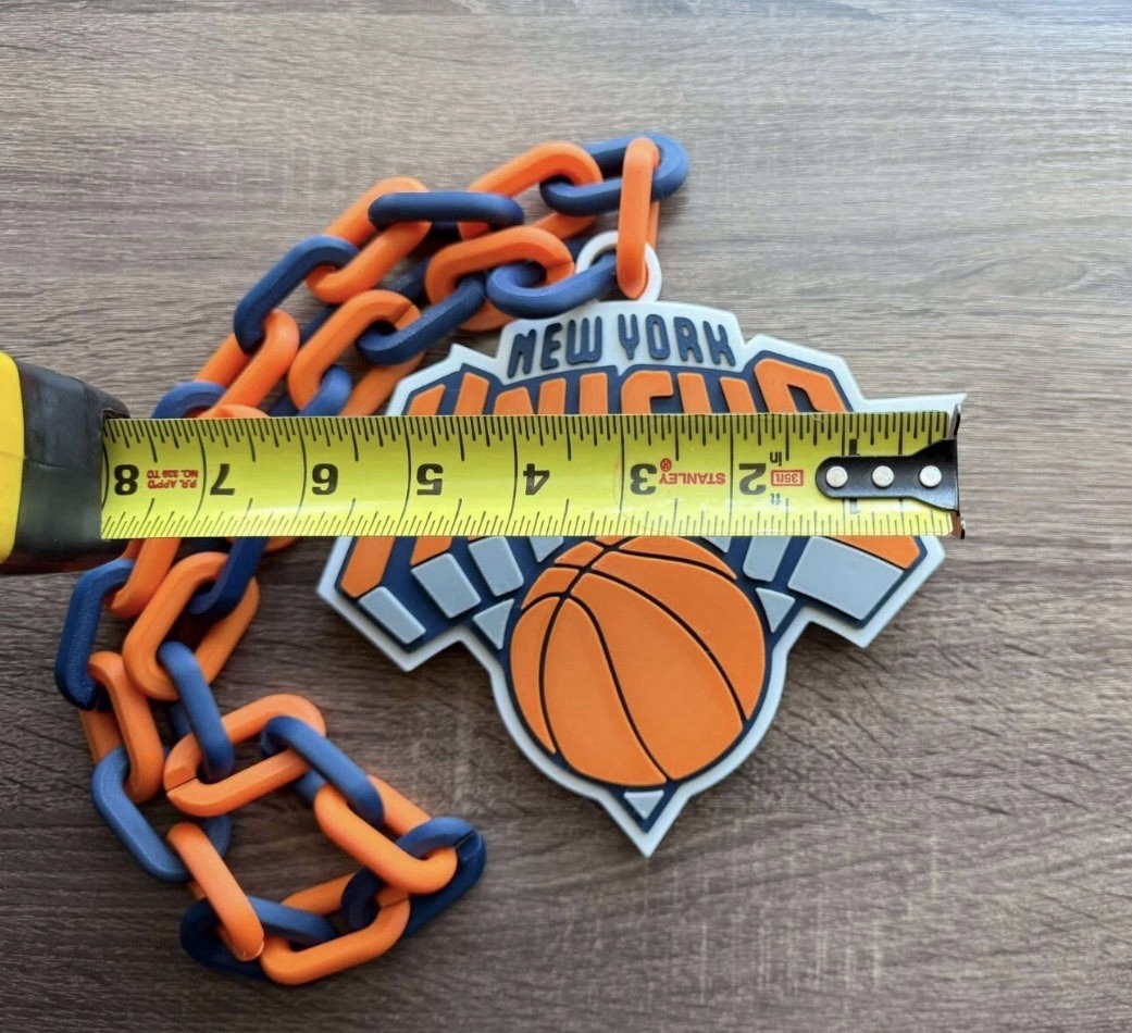 New York Knicks Oversized Necklace, Hype Chain [Made to Order]