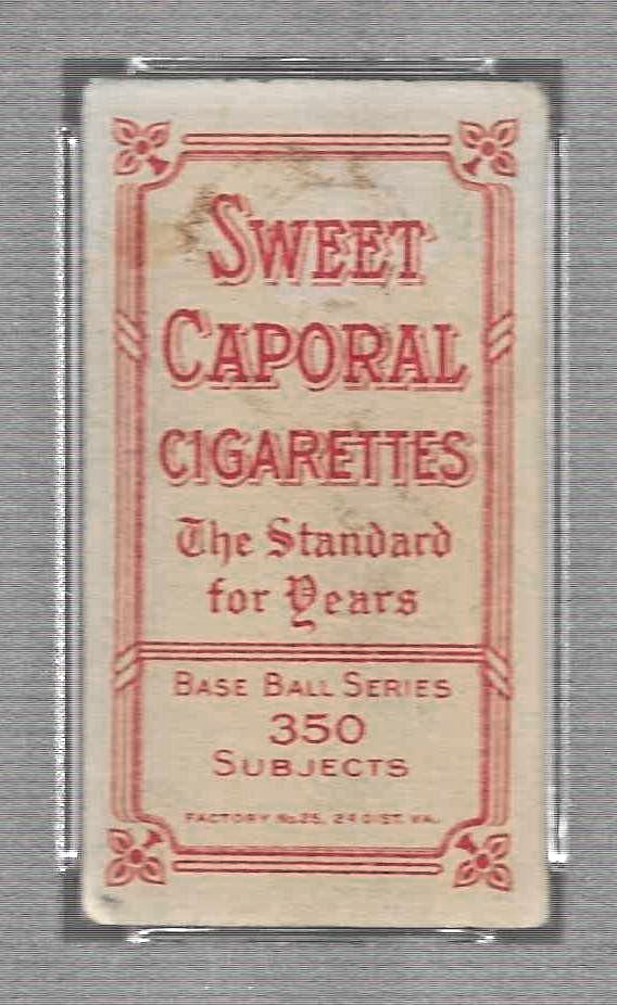 1909 T206 SWEET CAPORAL 350 TOBACCO BASEBALL CARD PSA 4 MOOSE GRIMSHAW TORONTO