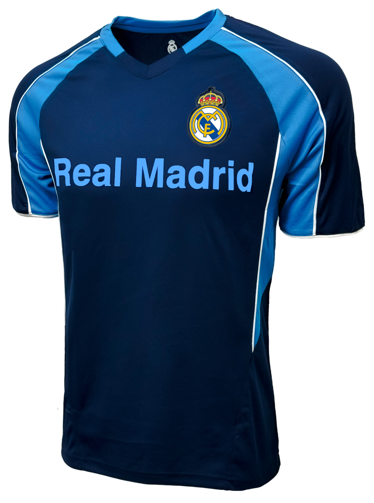 Adult Real Madrid Navy Jersey – Crest Logo – Modern Design