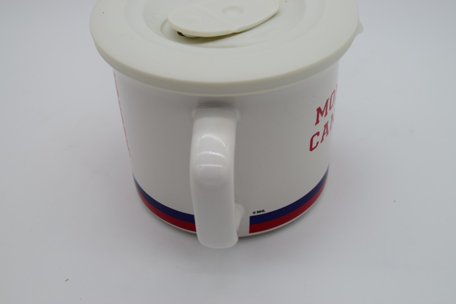 Montreal Canadiens Youppi Meal Mug 20oz CorningWare Lid NHL Mascot Soup Cup