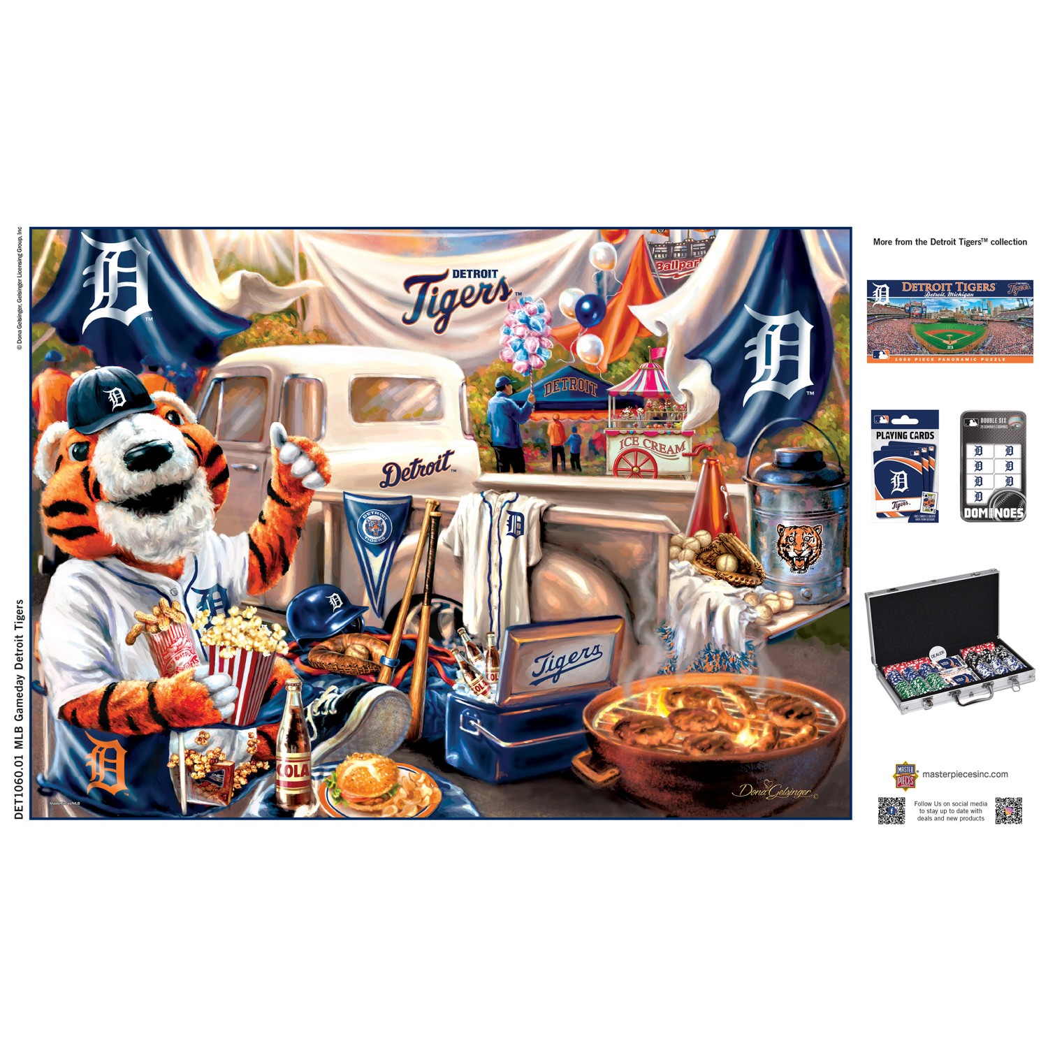MasterPieces – Detroit Tigers – MLB Gameday 1000 Piece Jigsaw Puzzle