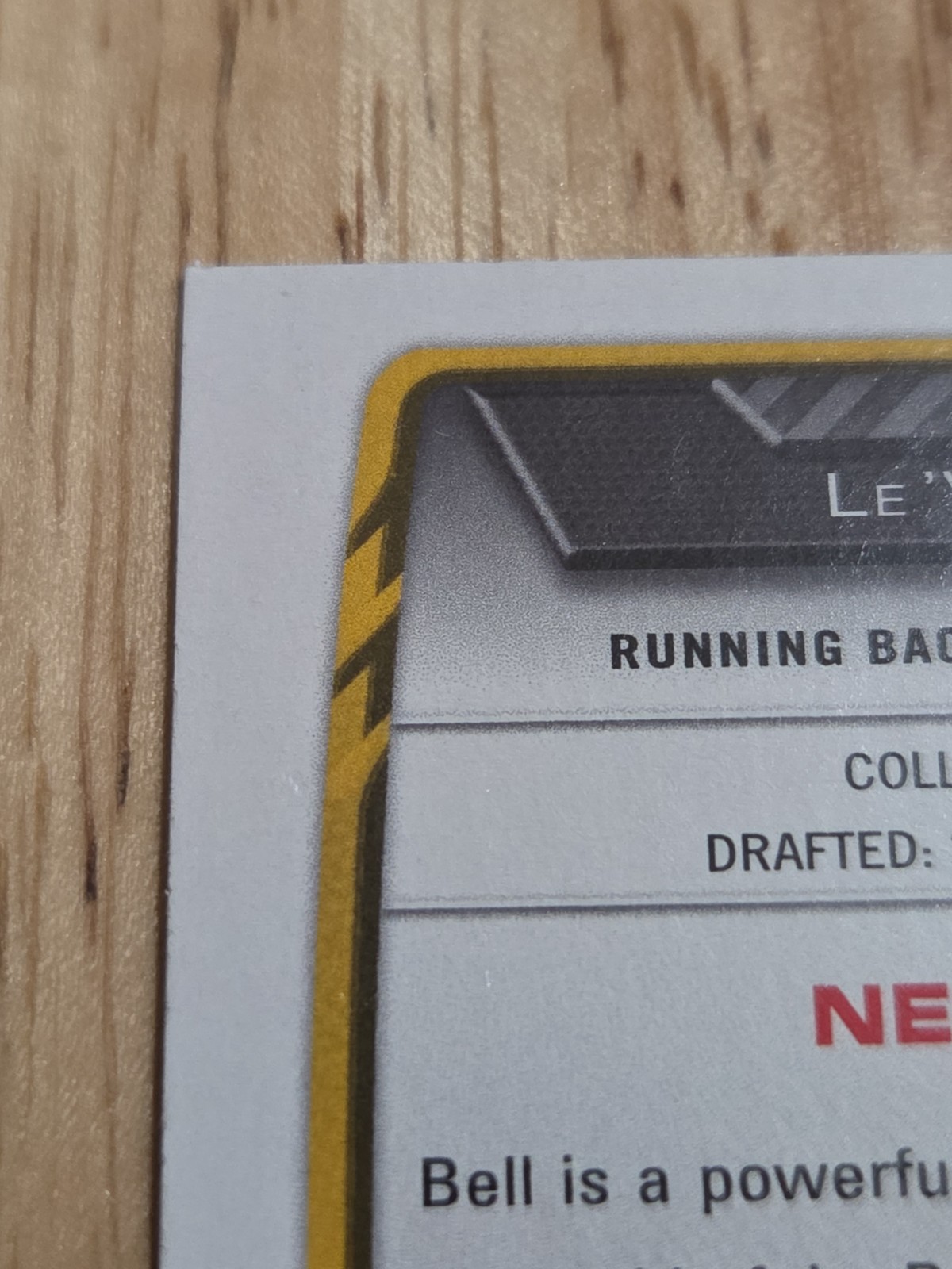 2013 Bowman LE’VEON BELL Black Rainbow Foil #123 Rookie Steelers SP