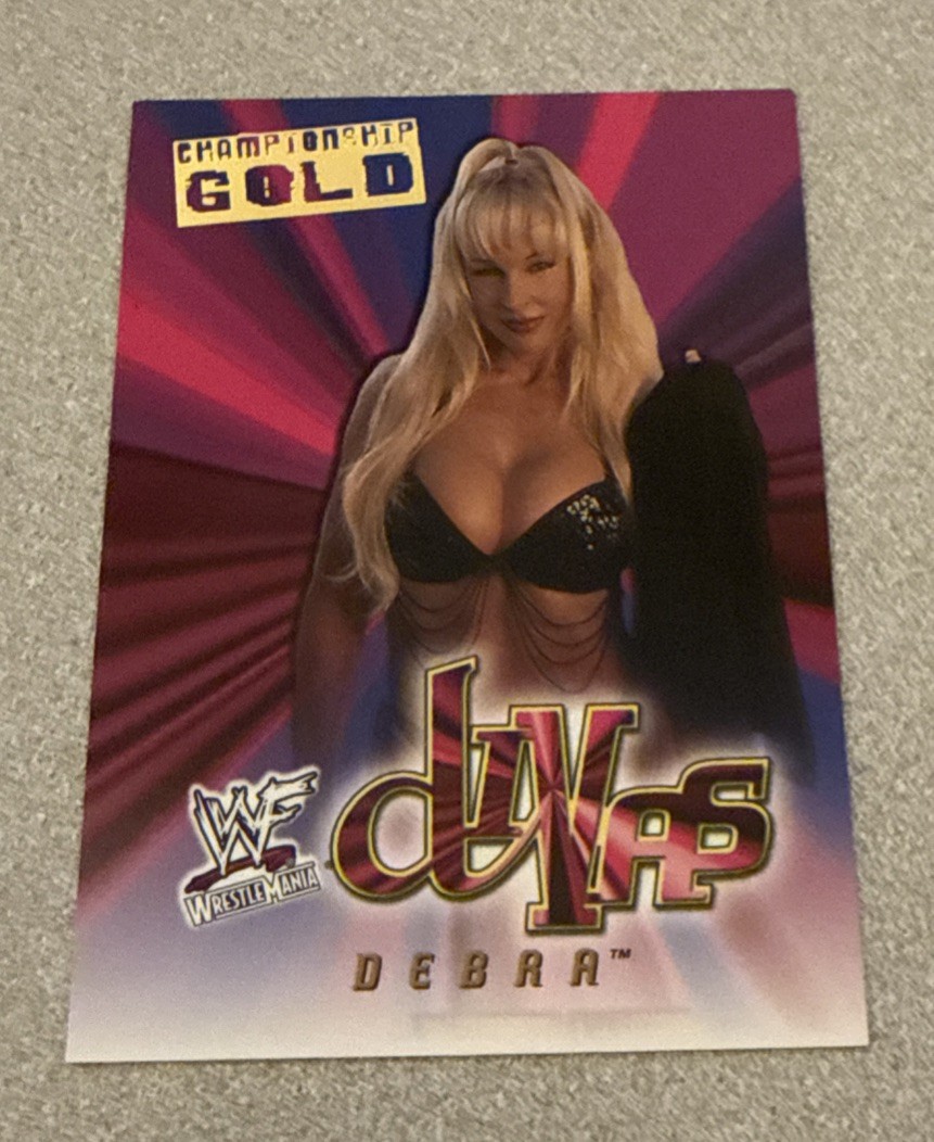 2001 Fleer WWE Divas Championship Gold #62 Debra See Note