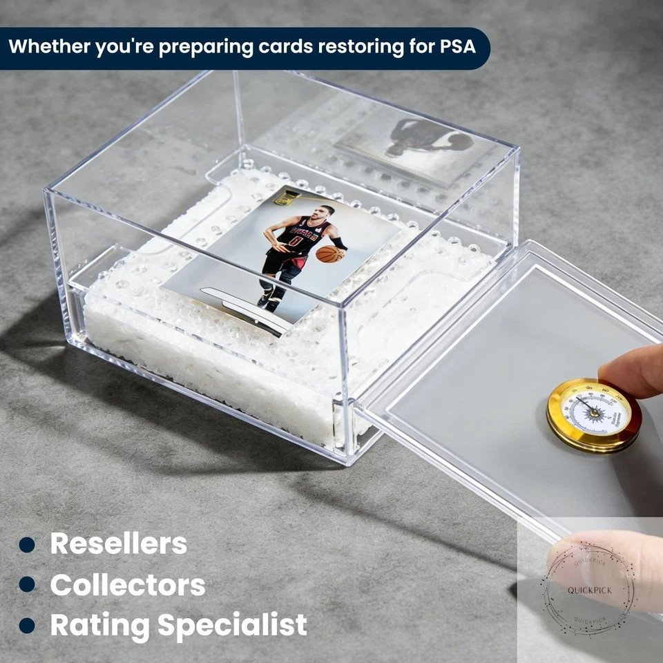 TCG Card Humidor Repair Kit- Trading Card Restoration Tool with Humidity Control