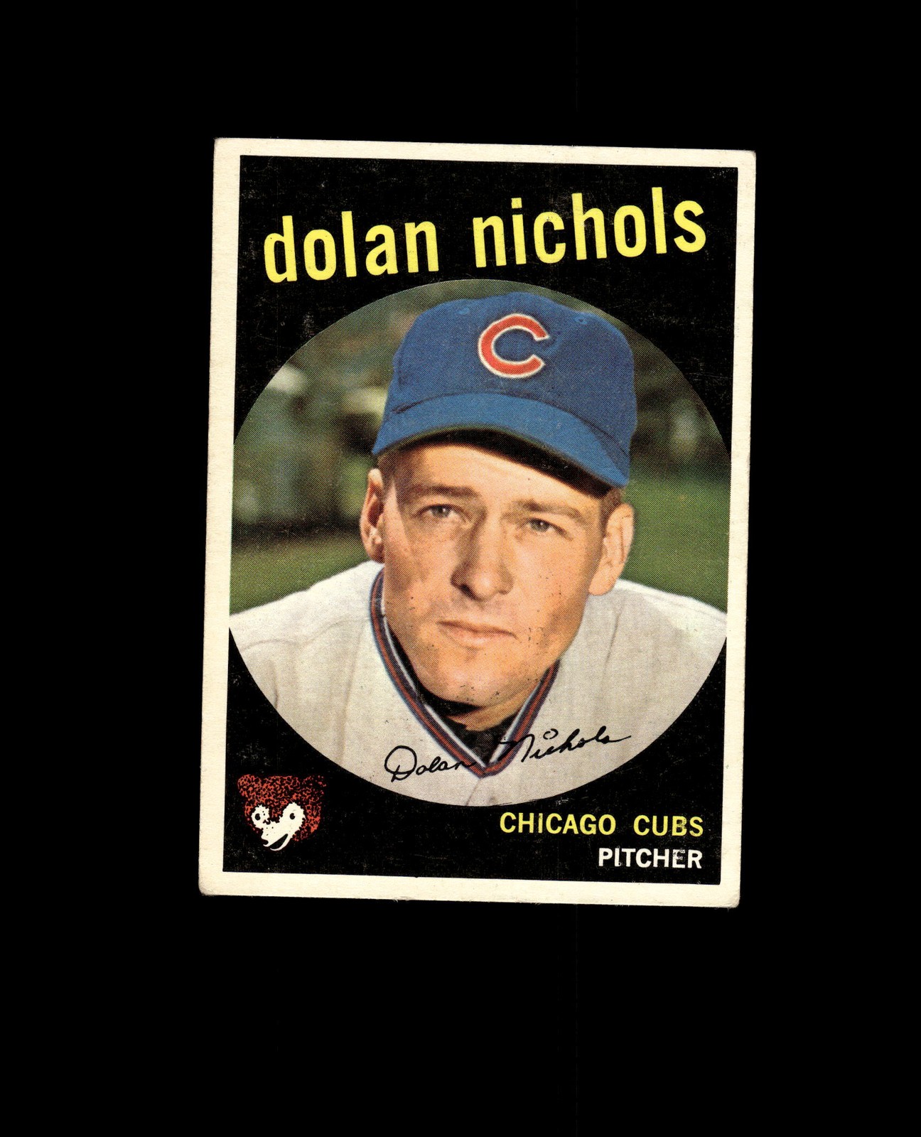 1959 Topps 362a Dolan Nichols RC with Option Line VG-EX #D1,552553