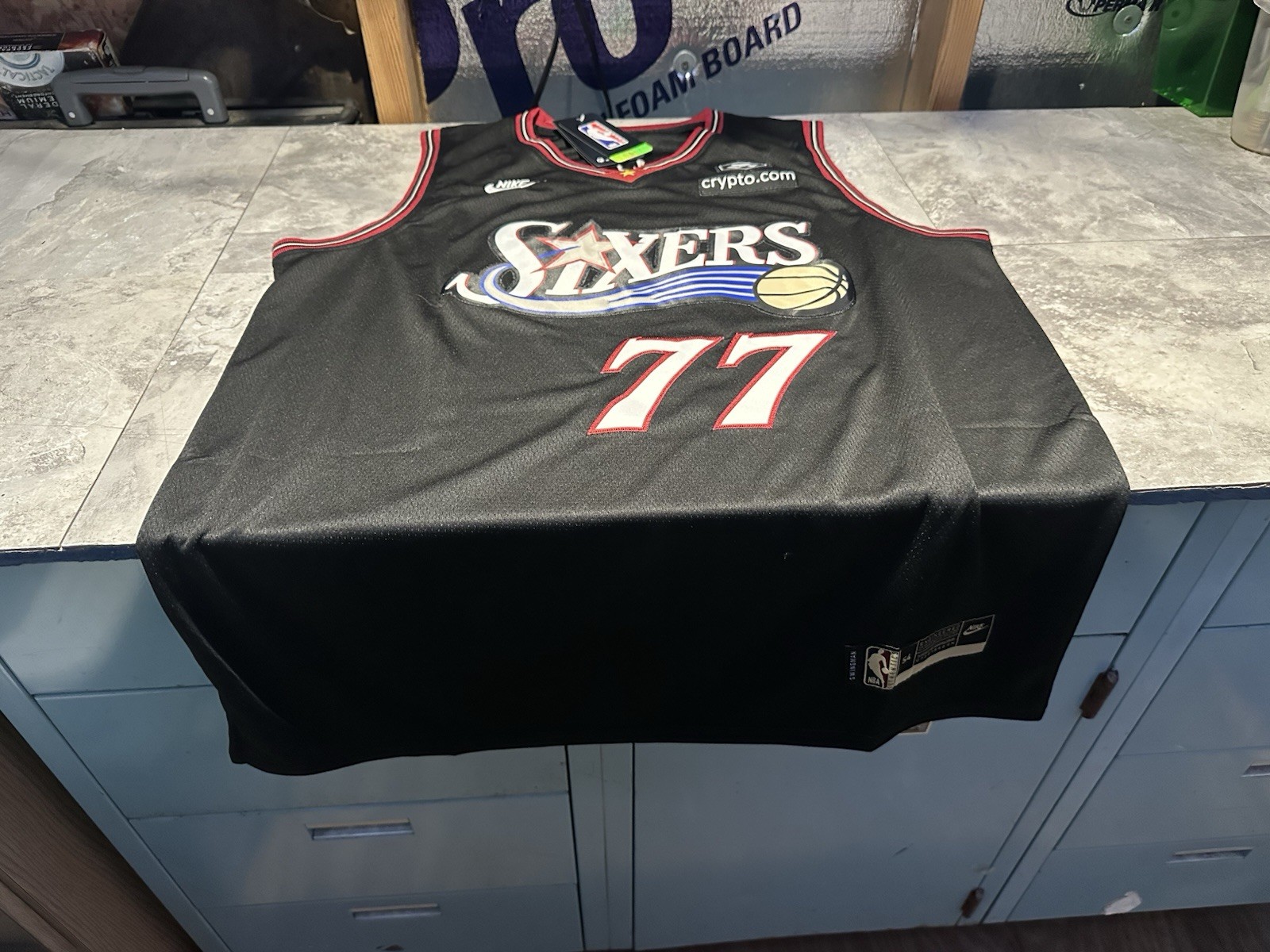 NWT Nike Swingman VJ Edgecombe Philadelphia Sixers 76ers Jersey Large