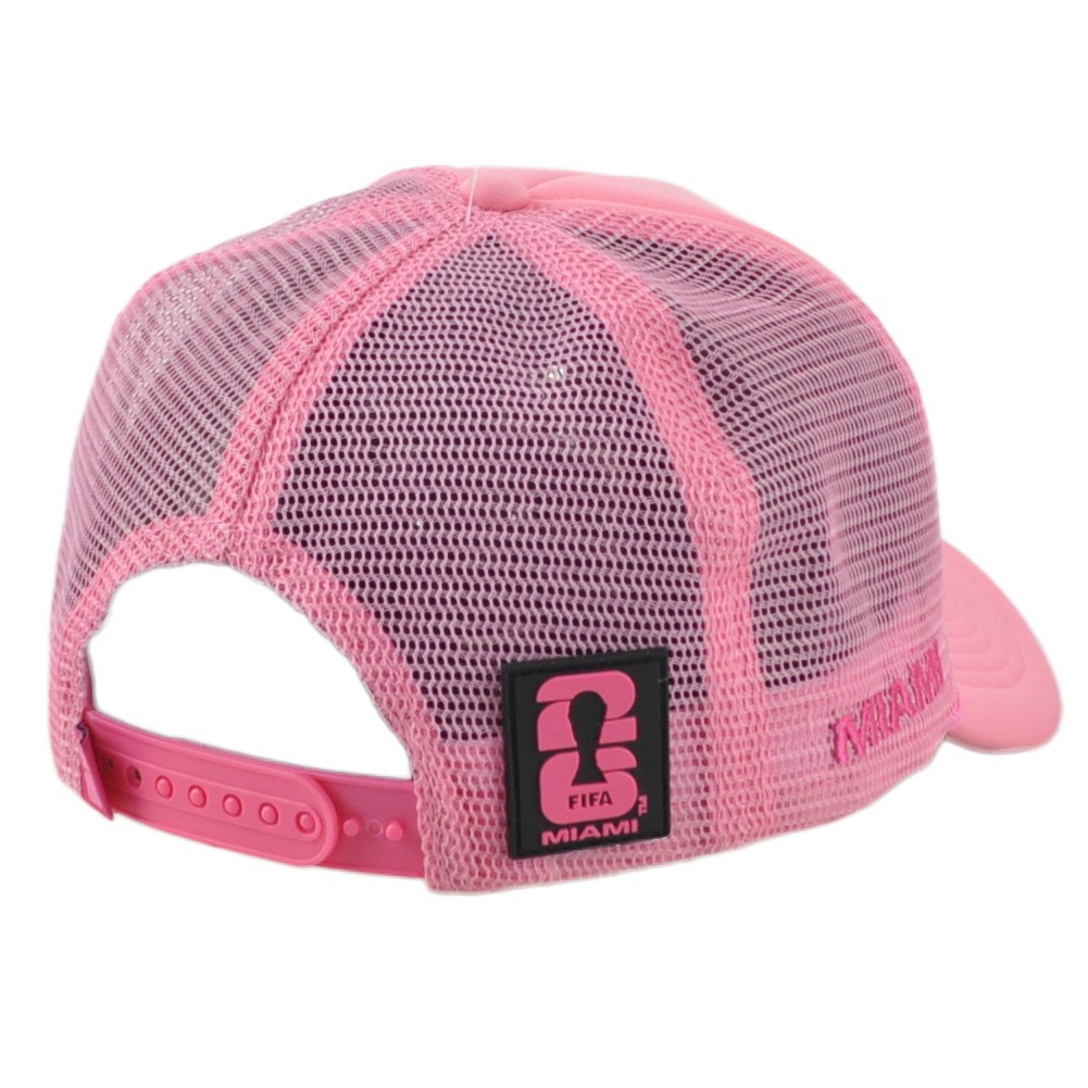 2026 FIFA World Cup Foam Trucker Cord We Are 26 Miami Pink Snapback Hat Cap