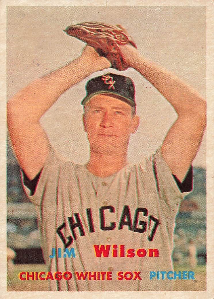 JIM WILSON 1957 TOPPS BASEBALL #330