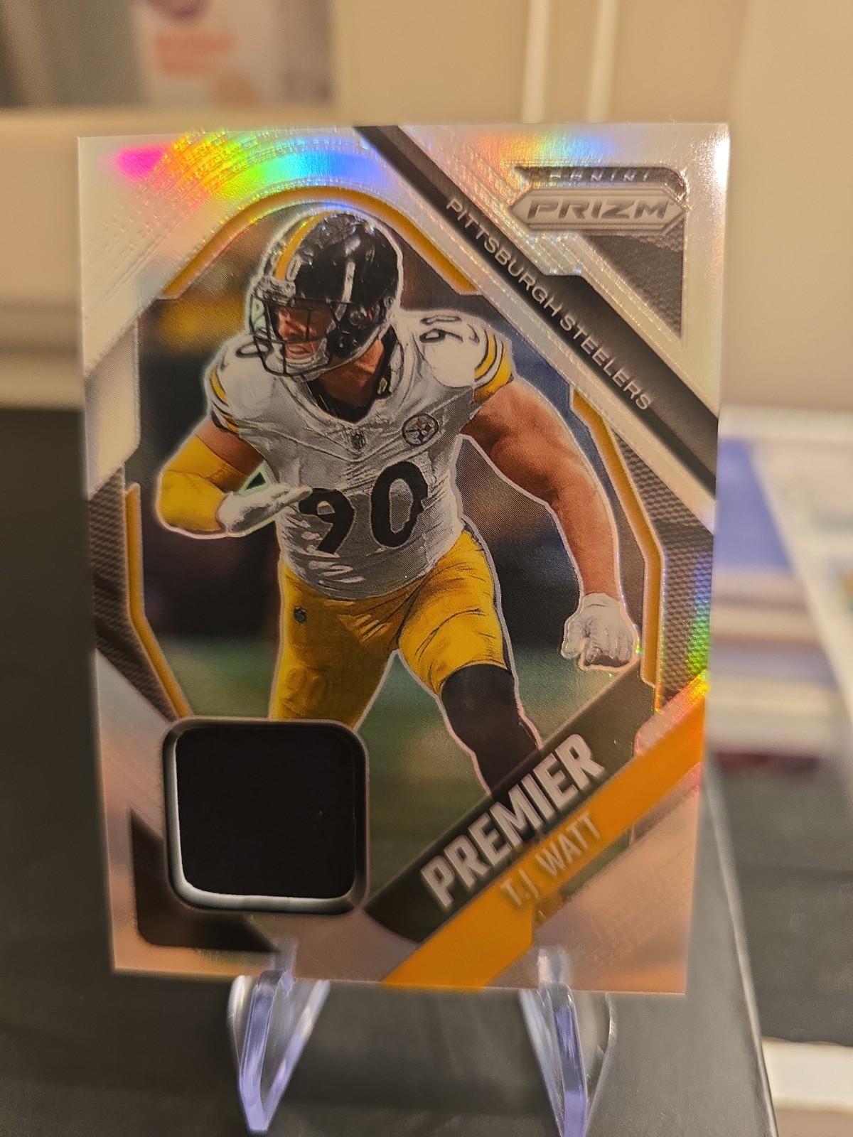 2025 Panini Prizm – Premier Jerseys T.J. Watt #PJY-TJW (MEM)