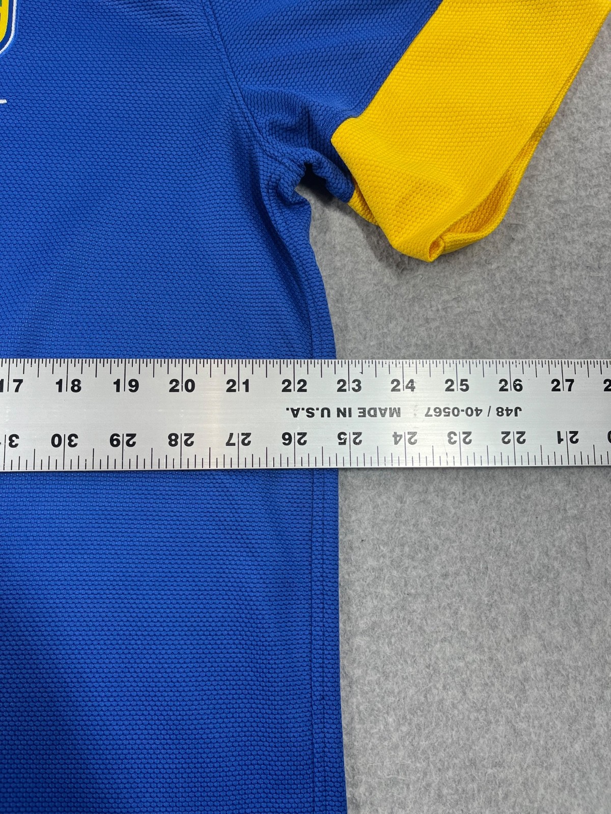 Brazil National Soccer Team Jersey Shirt Mens XL Blue 2010/11 CBF Nike Dri Fit