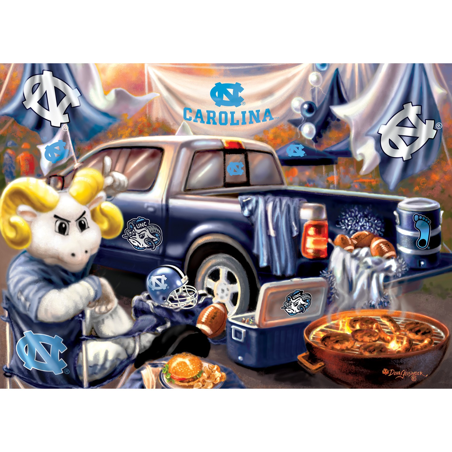 MasterPieces – UNC Tar Heels – NCAA Gameday 1000 Piece Jigsaw Puzzle