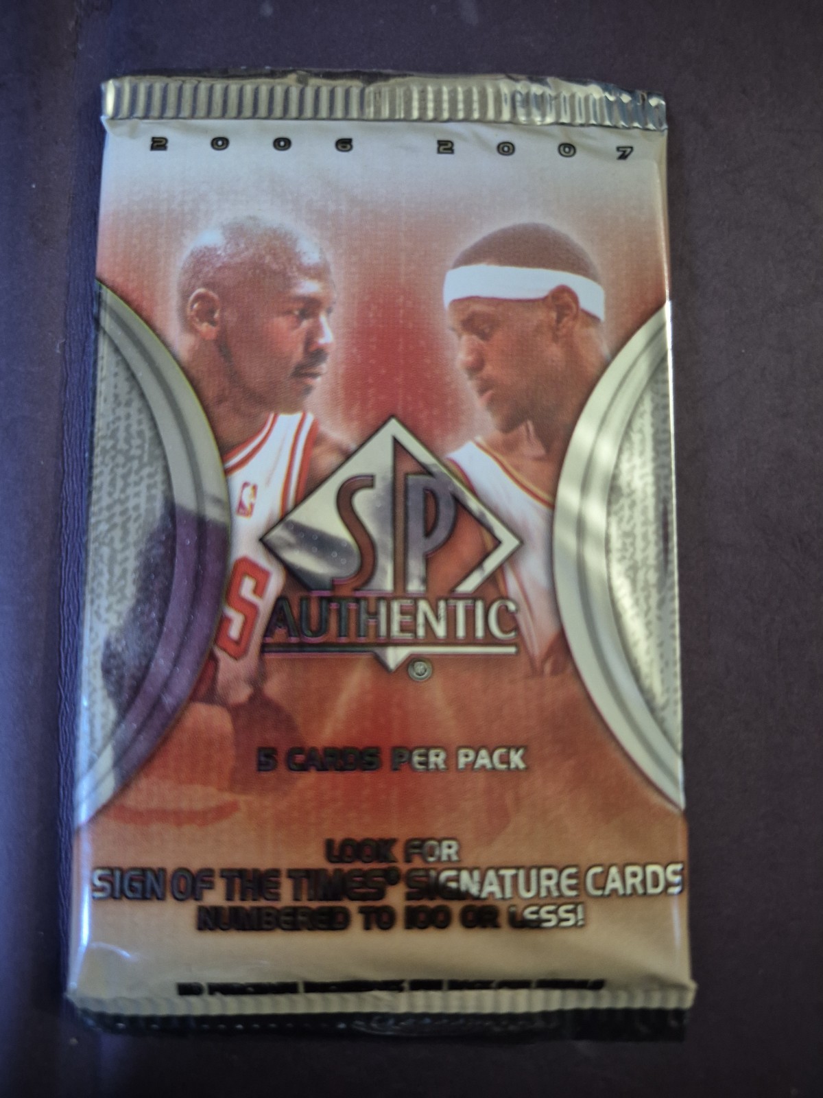 2006-07 SP Authentic Basketball Sealed Pack Jordan Kobe LeBron Auto Hunt