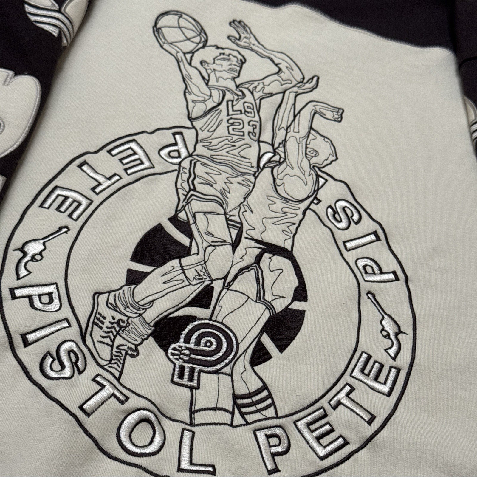 NWT Vintage Adidas Sweatshirt Mens 2XL Tall Pistol Pete Basketball Crewneck Rare