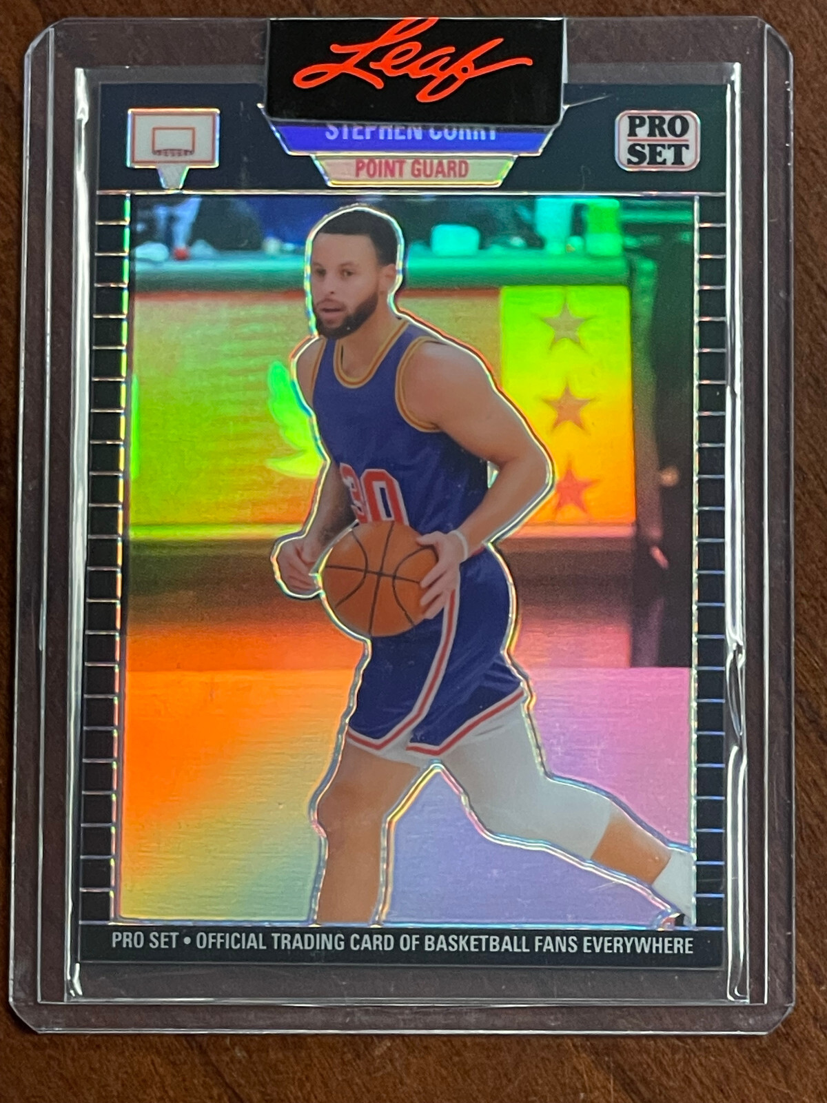 UP TO 5 2023 LEAF PRO SET Metal Black Holo Prizm Refractor STEPHEN CURRY # /49