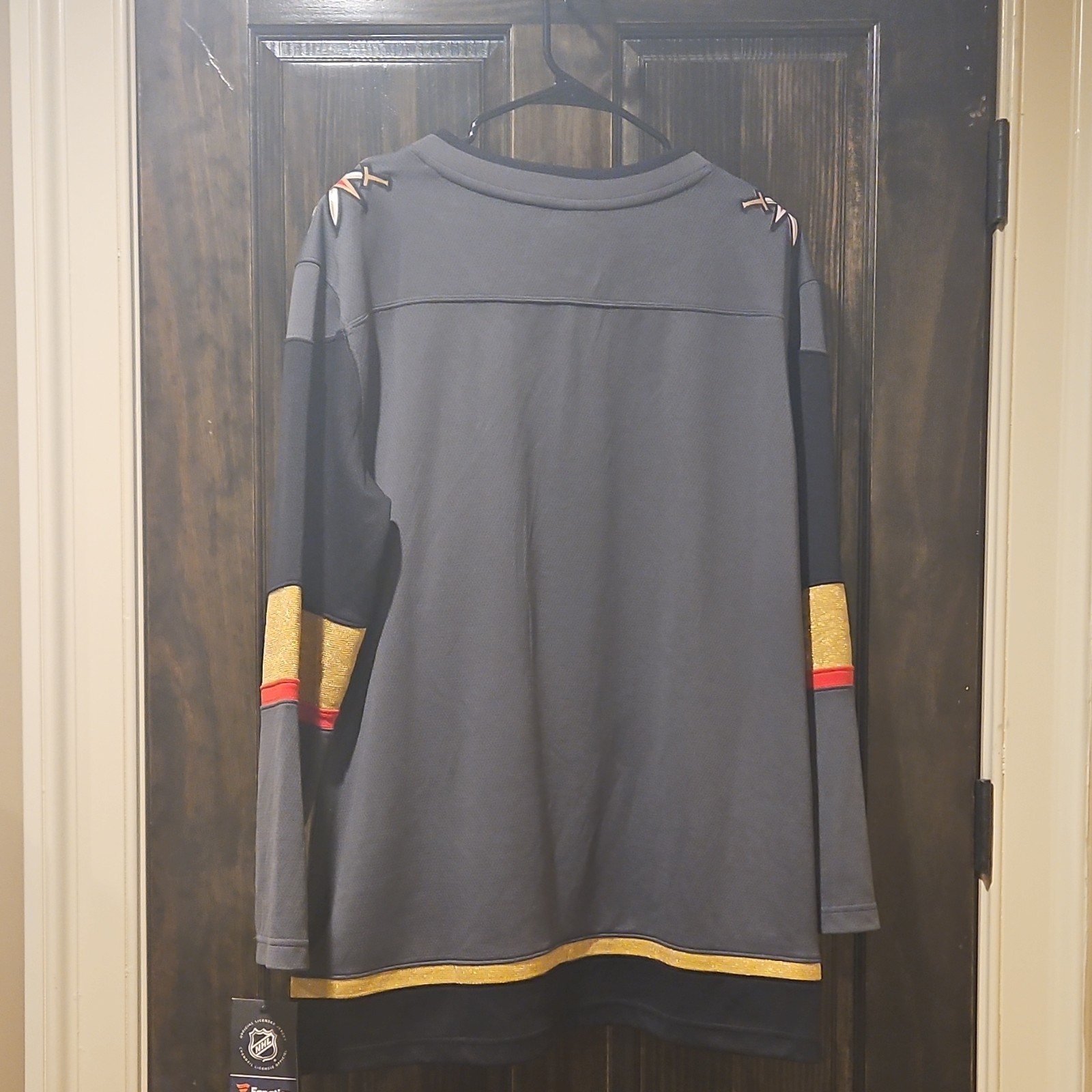 Fanatics Vegas Golden Knights Breakaway Home Jersey NHL 2XL Gray Gold Black Red