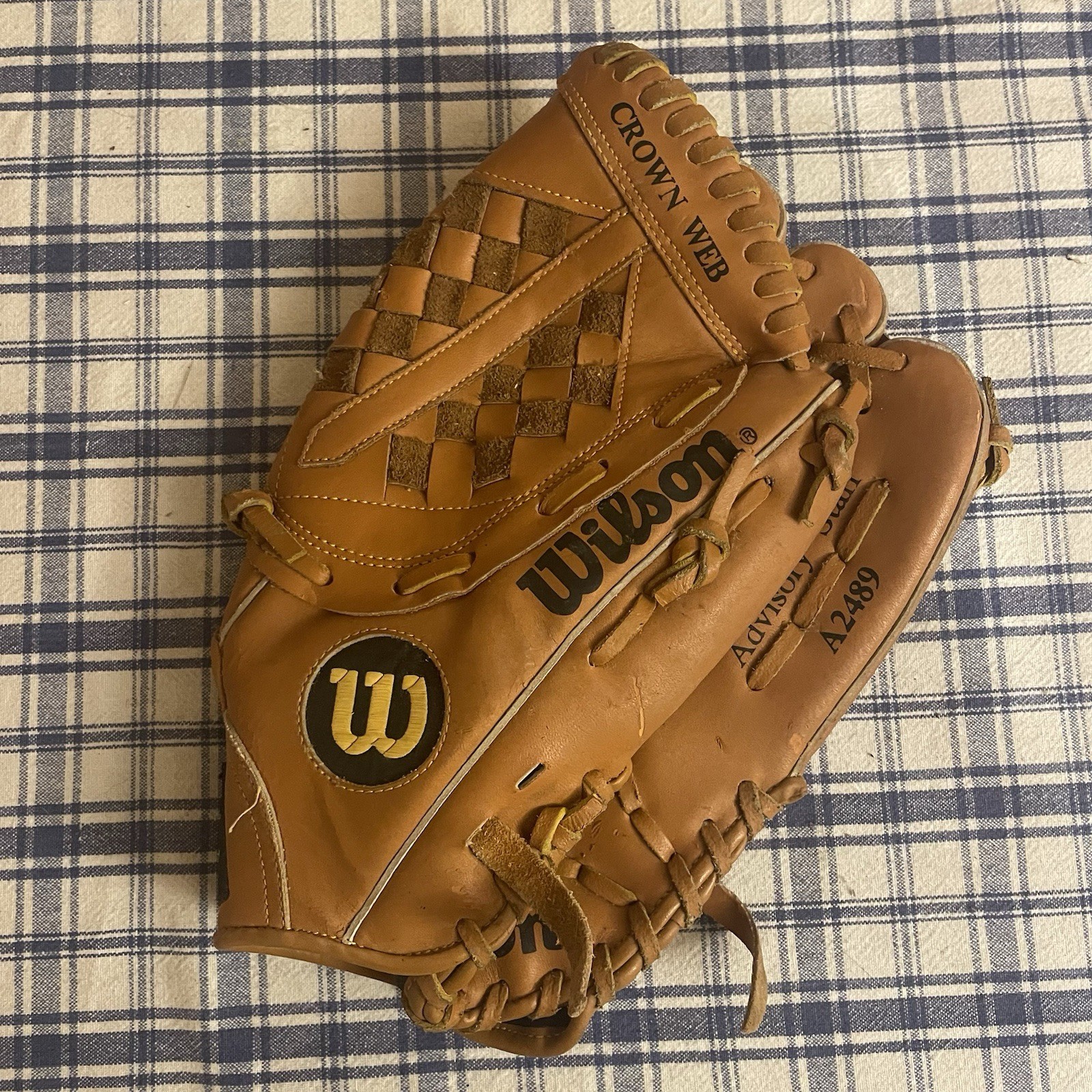 Wilson Advisory Staff A2489 Baseball Glove Dual Hinge 12.5″ Staff Leather RHT