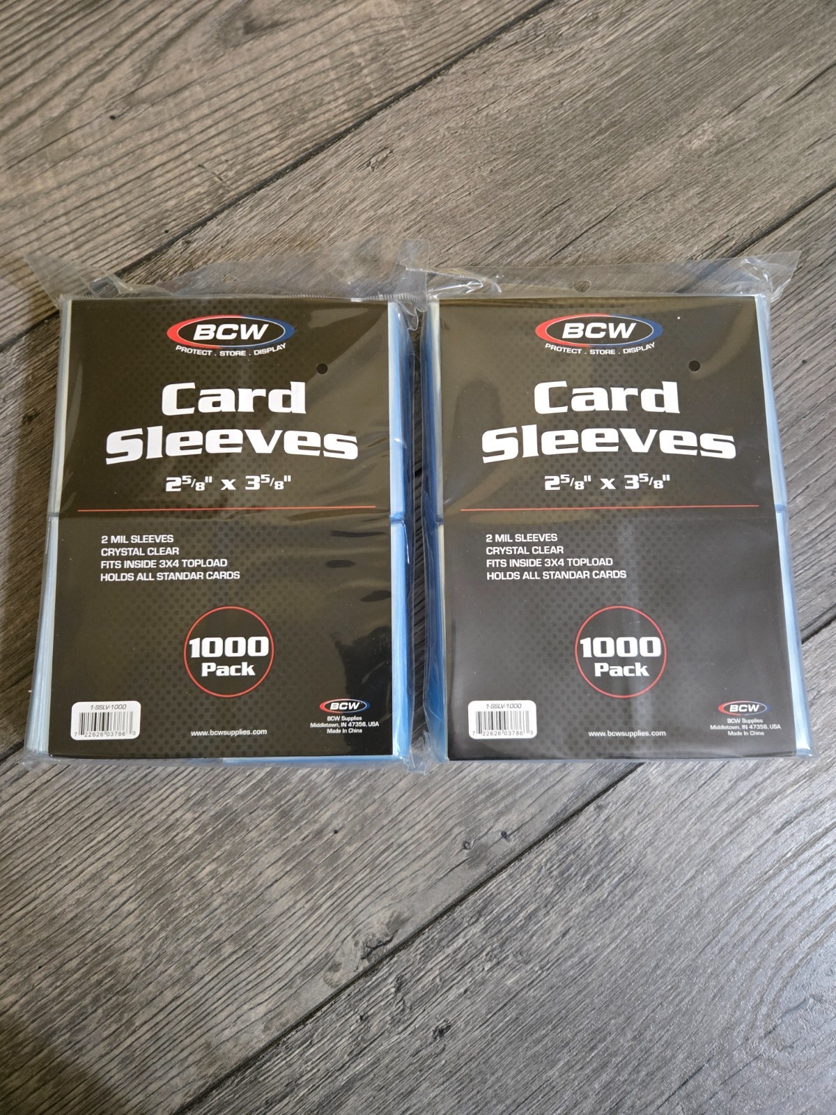 2000 BCW STANDARD CARD PENNY SLEEVES 2 5/8 X 3 5/8 Pokemon MTG Baseball Football