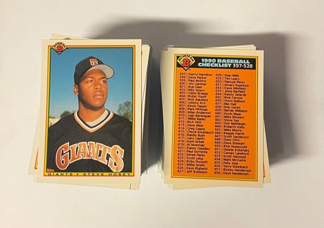 1990 Bowman Tiffany Singles You Pick #1-299