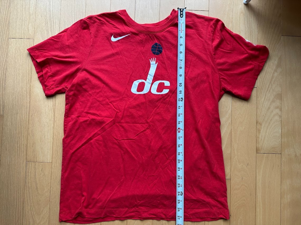 Mens Nike Dri Fit Washington Wizards DC Basketball T Shirt Size Large