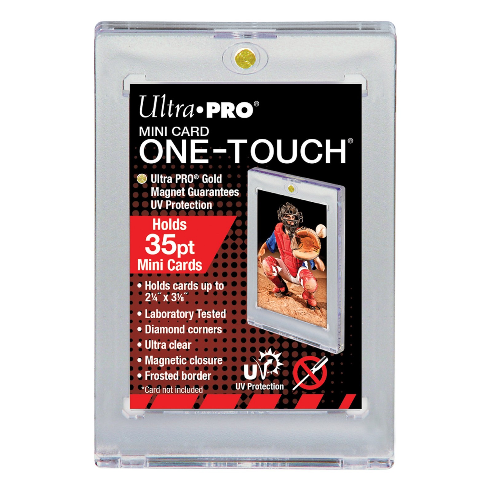NEW Ultra Pro One-Touch Magnetic 35pt MINI Card Holder 85396-UV storage case