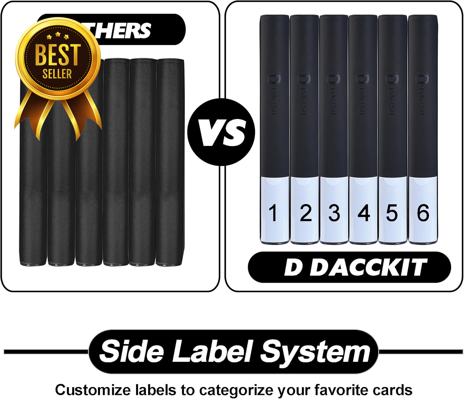 Premium 16 Pocket Card Binder Holds 1600 Cards 4×4 Ringless Trading Card Album w