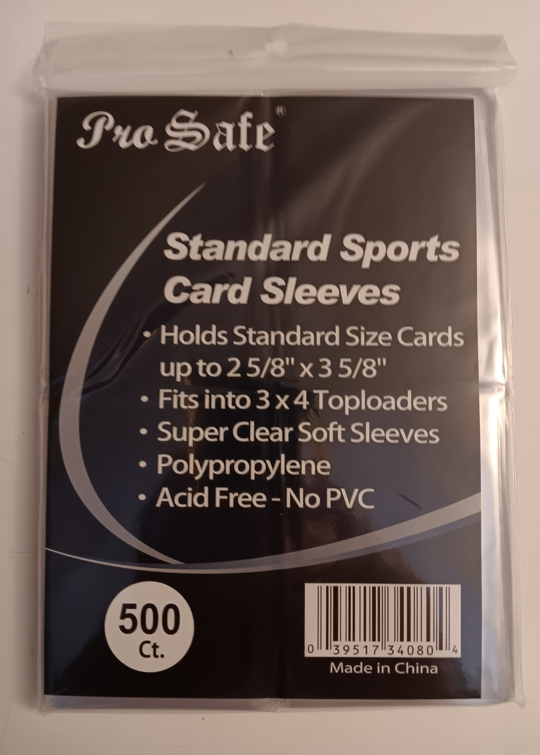 Pro Safe Soft Sleeves 5000 (10 Packs Of 500) Clear 2 5/8 x 3 5/8 FAST SHIPPING!!