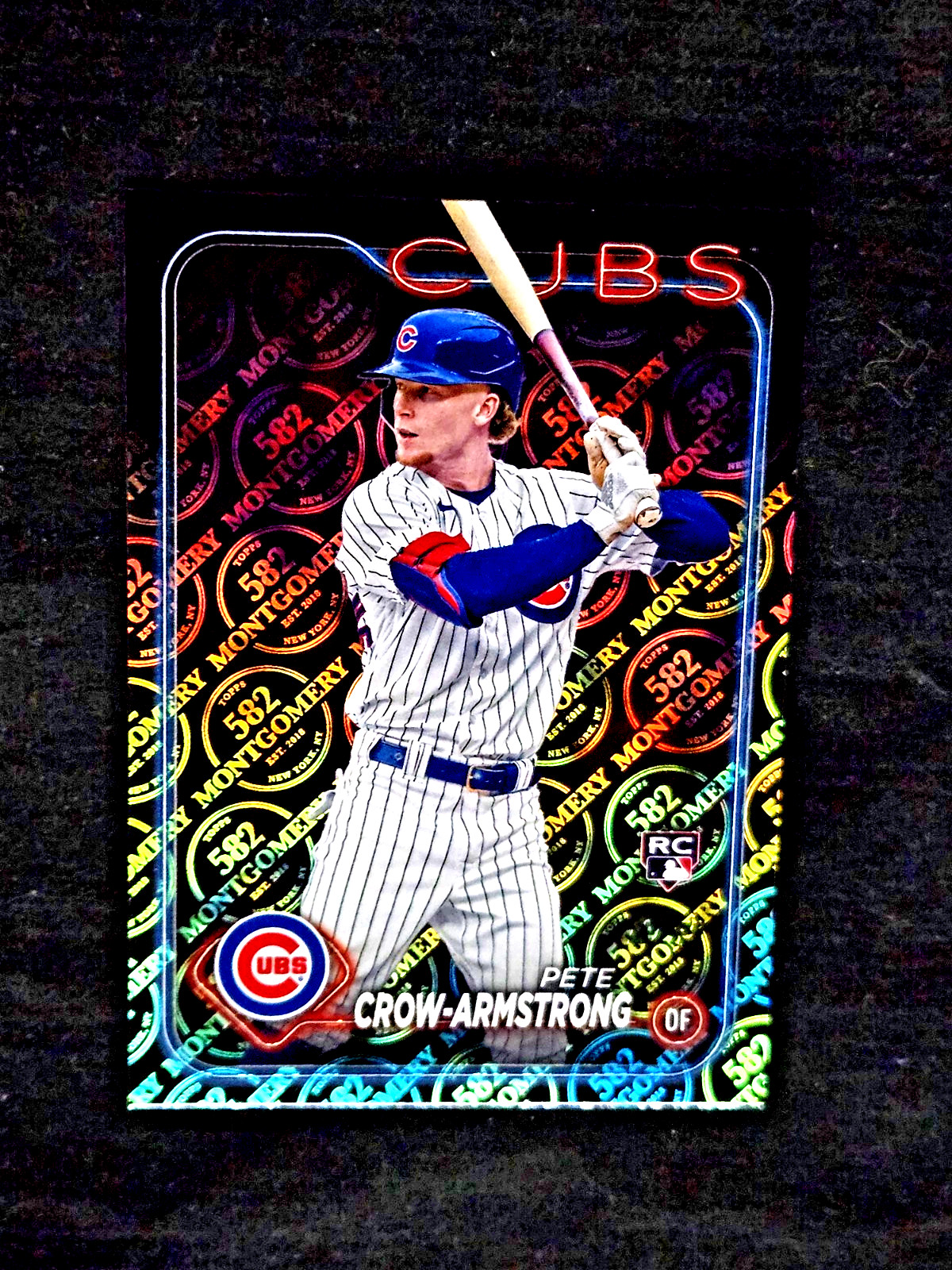 2024 Pete Crow-Armstrong Topps Montgomery 582 Foil SP #407 RC CENTERED MINT 💙💙
