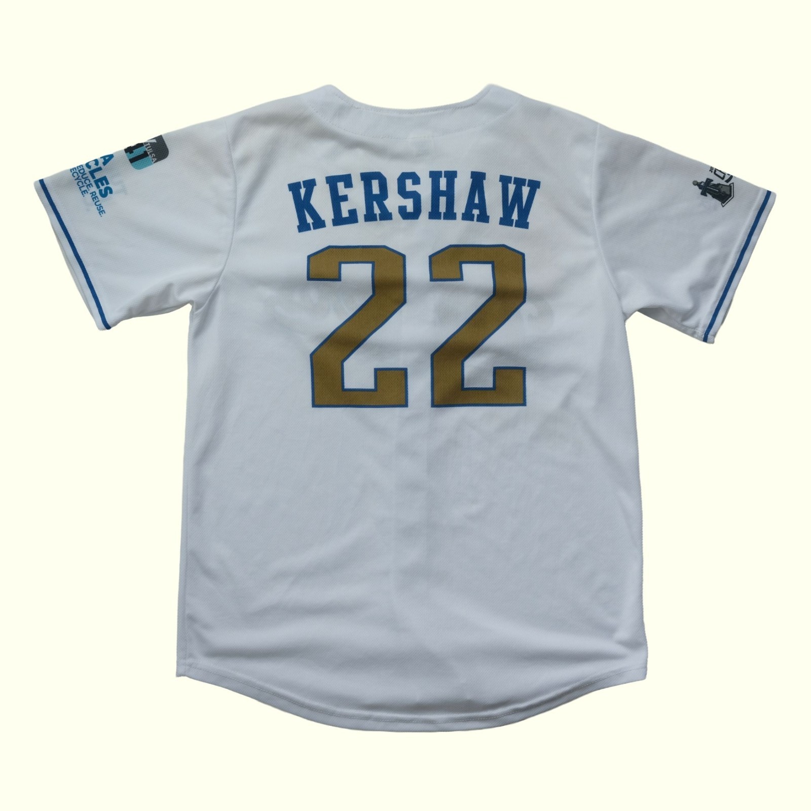 MLB LOS ANGELES DODGERS TULSA OK DRILLERS CLAYTON KERSHAW MINOR LEAGUE JERSEY MD