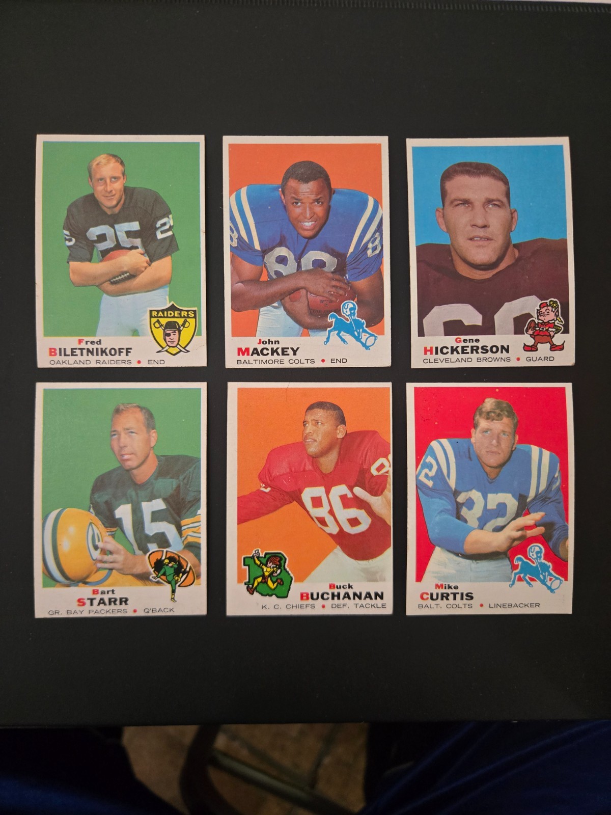 1969 TOPPS FOOTBALL YOU PICK #201 – #263 ****FREE SHIPPING****