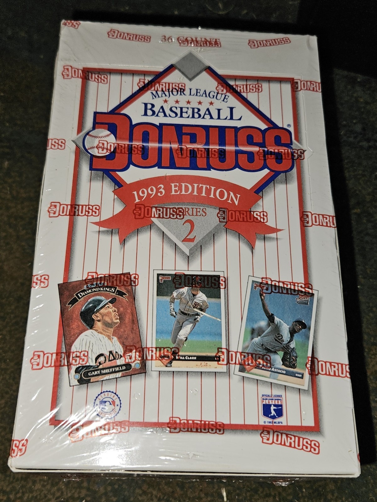 1993 DONRUSS SERIES #2 BASEBALL FULL BOX FACTORY SEALED LOOK FOR ROOKIES/STARS