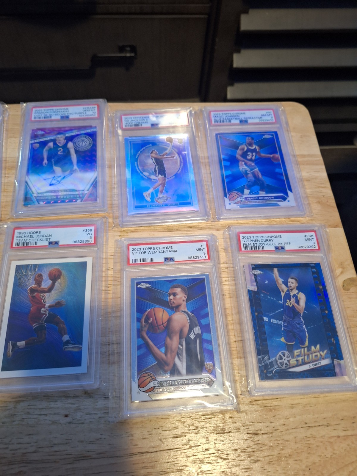15 Basketball Lots 1 Slab And A Mix Of Auto, Sp, Numbed And None Numbered Cards