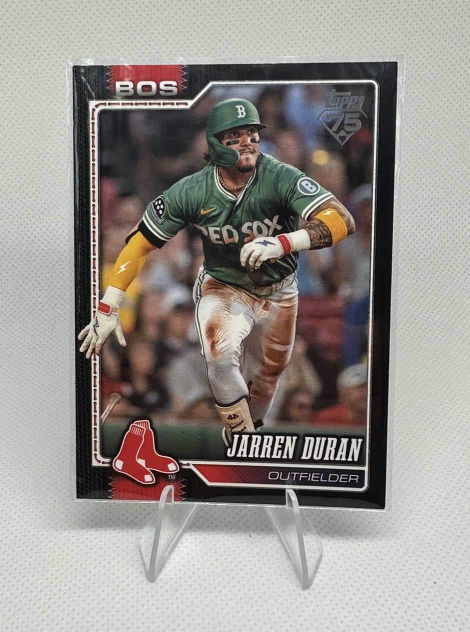 2026 Topps Series 2 JARREN DURAN Black Border 55/75 Red Sox