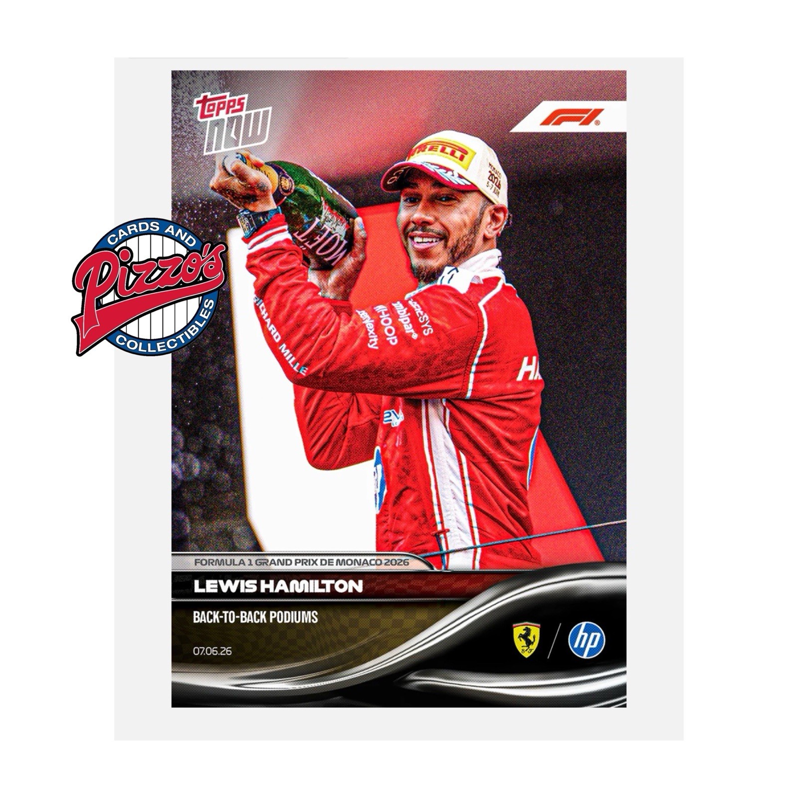 Lewis Hamilton B2B Podiums 2026 Formula 1 F1 Topps NOW Card 34 Presale