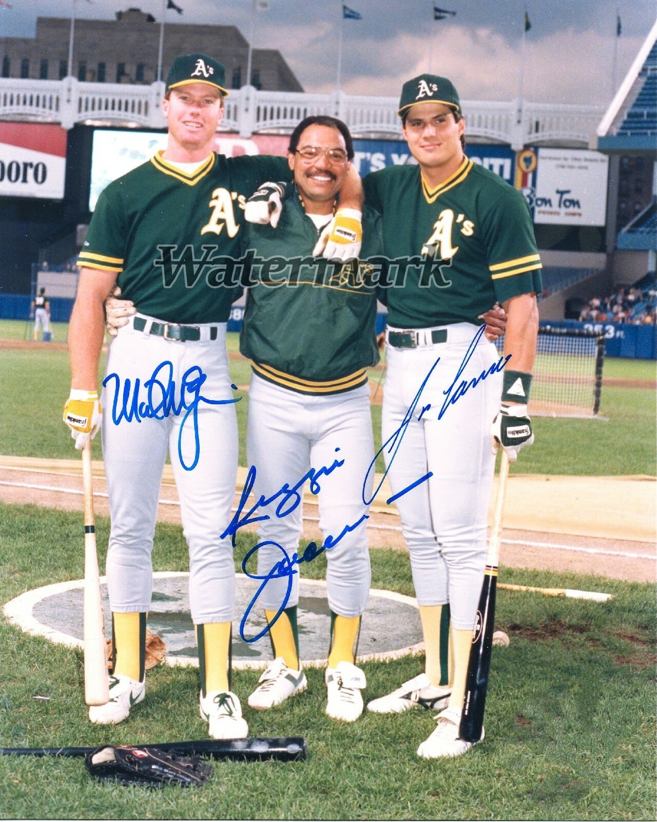 MLB Oakland A’s McGwire Jackson Canseco Autograph REPRINT 8 X 10 Photo Picture