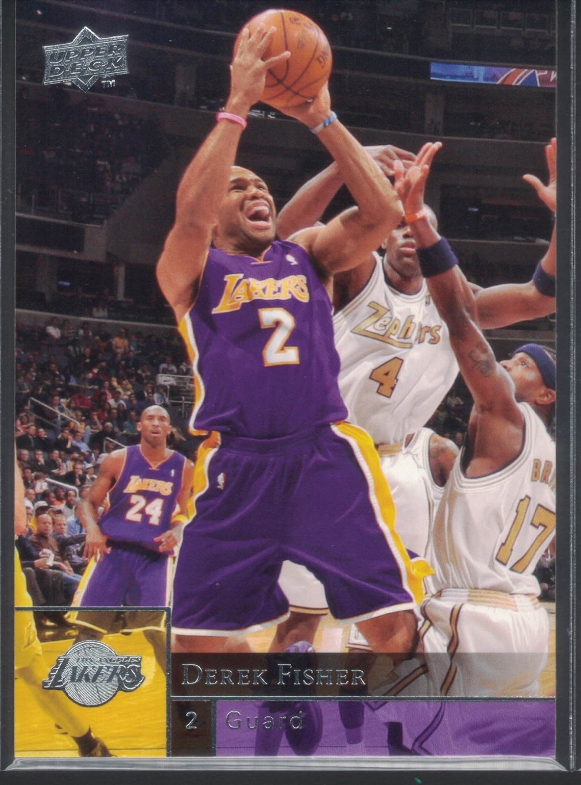 2009-10 Upper Deck Derek Fisher #82 Los Angeles Lakers