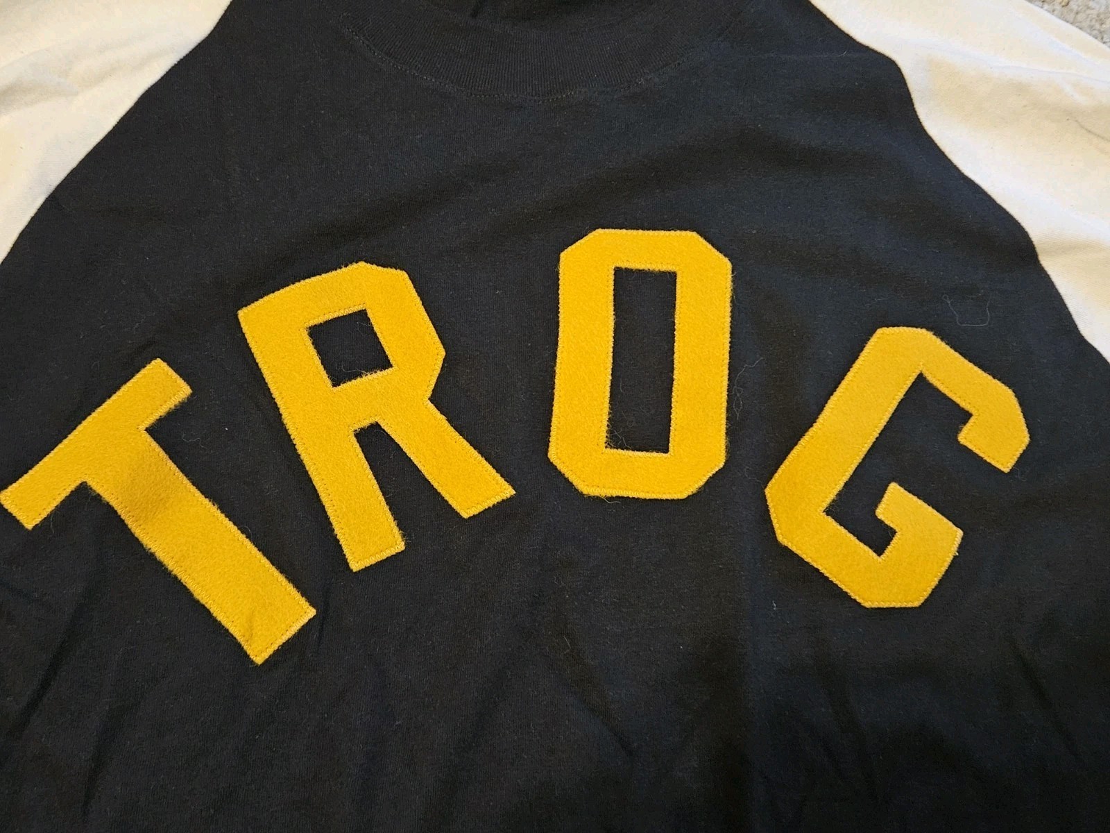 Vintage TROG (The Race Of Gentlemen) Official Racer Driver Shirt Sz. Medium NEW!
