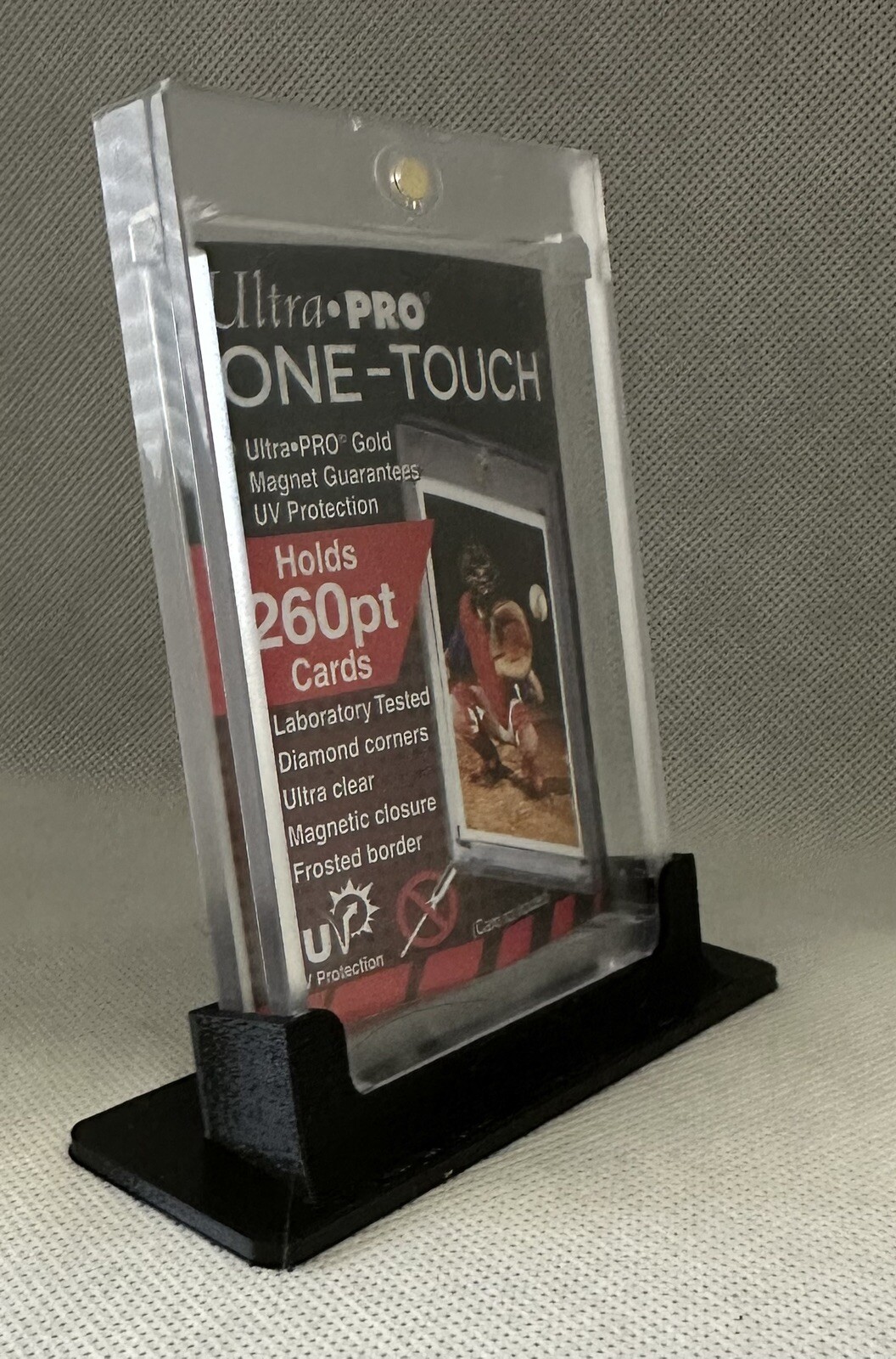 260pt Vertical Magnetic Card Stand. Black. Ultra Pro. 260 Point Magnetic