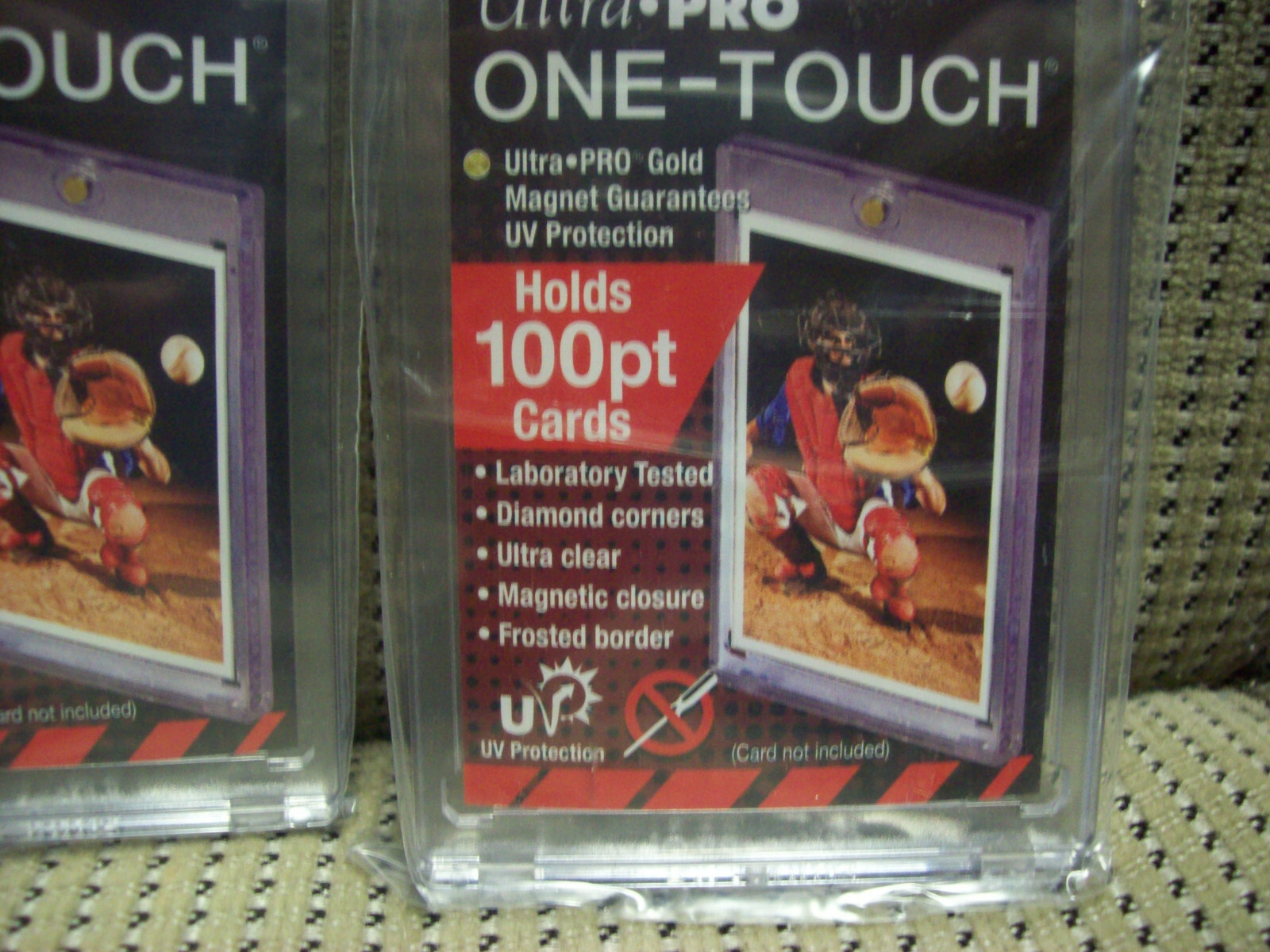 Ultra Pro, Set of Two, 100 pt. One-Touch Magnetic UV Protected Card Holder