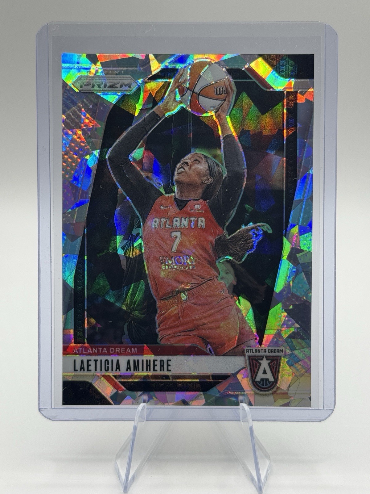 ❄️ 2024 WNBA Panini Prizm – Laeticia Amihere #54 Ice Prizms – Atlanta Dream