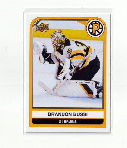 BRANDON BUSSI ’23/24 2023/24 Upper Deck AHL card #98 PROVIDENCE BRUINS