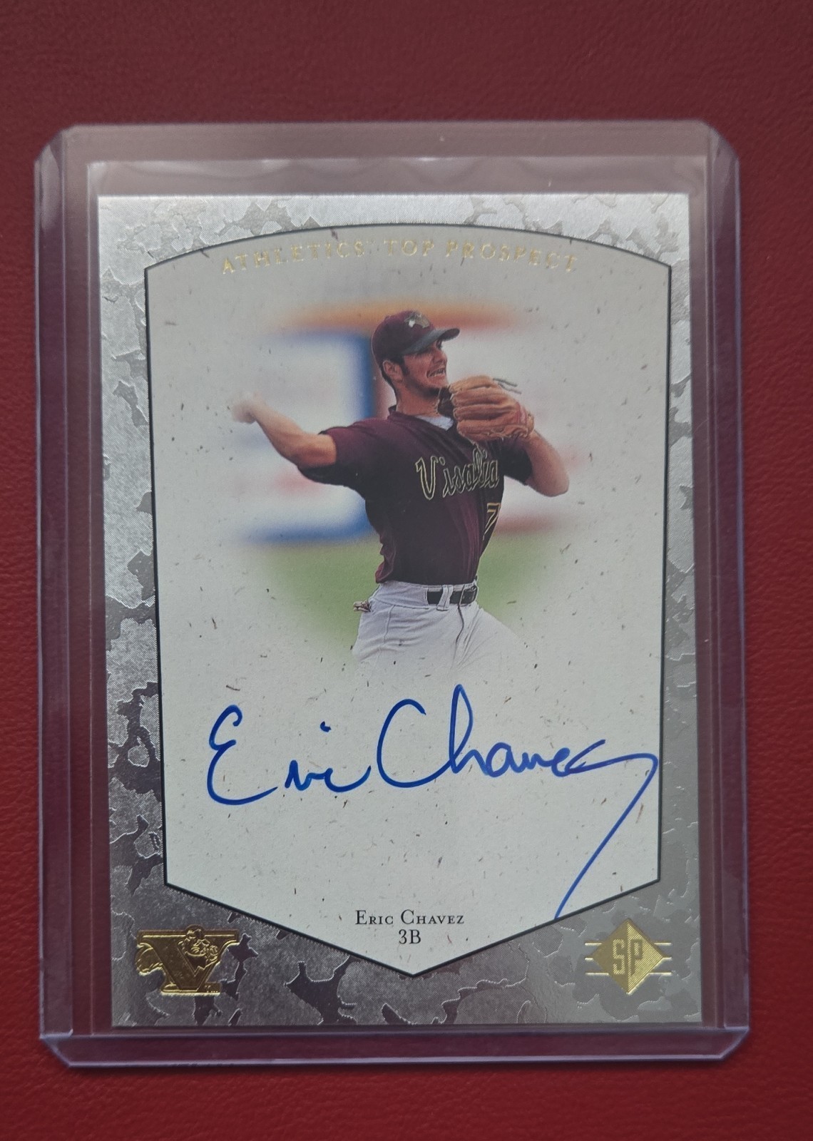 1998 SP Top Prospects – Autographs Eric Chavez #EC (AU)