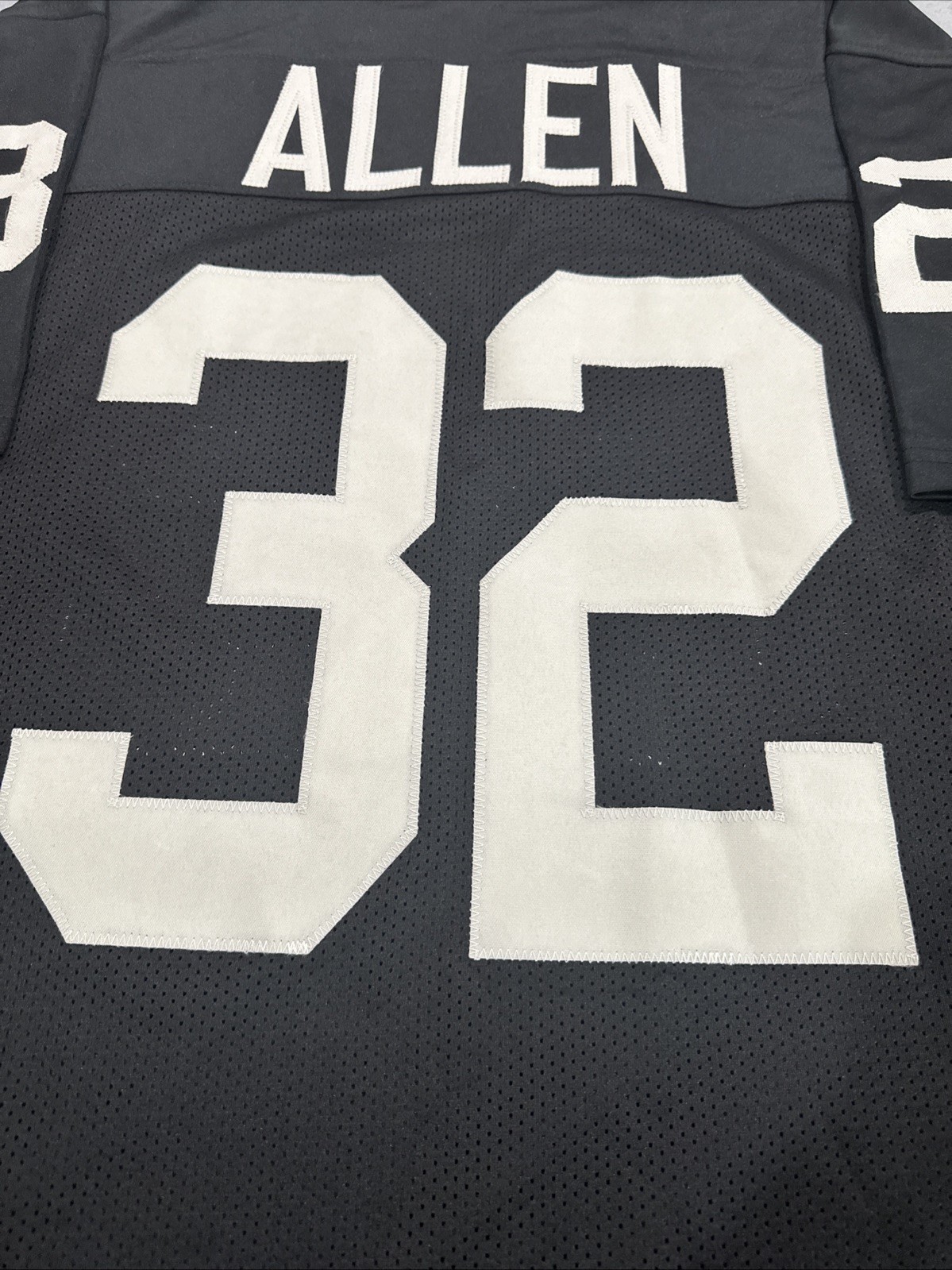 Custom Stitched Unsigned Marcus Allen Black Jersey NWT 2XL