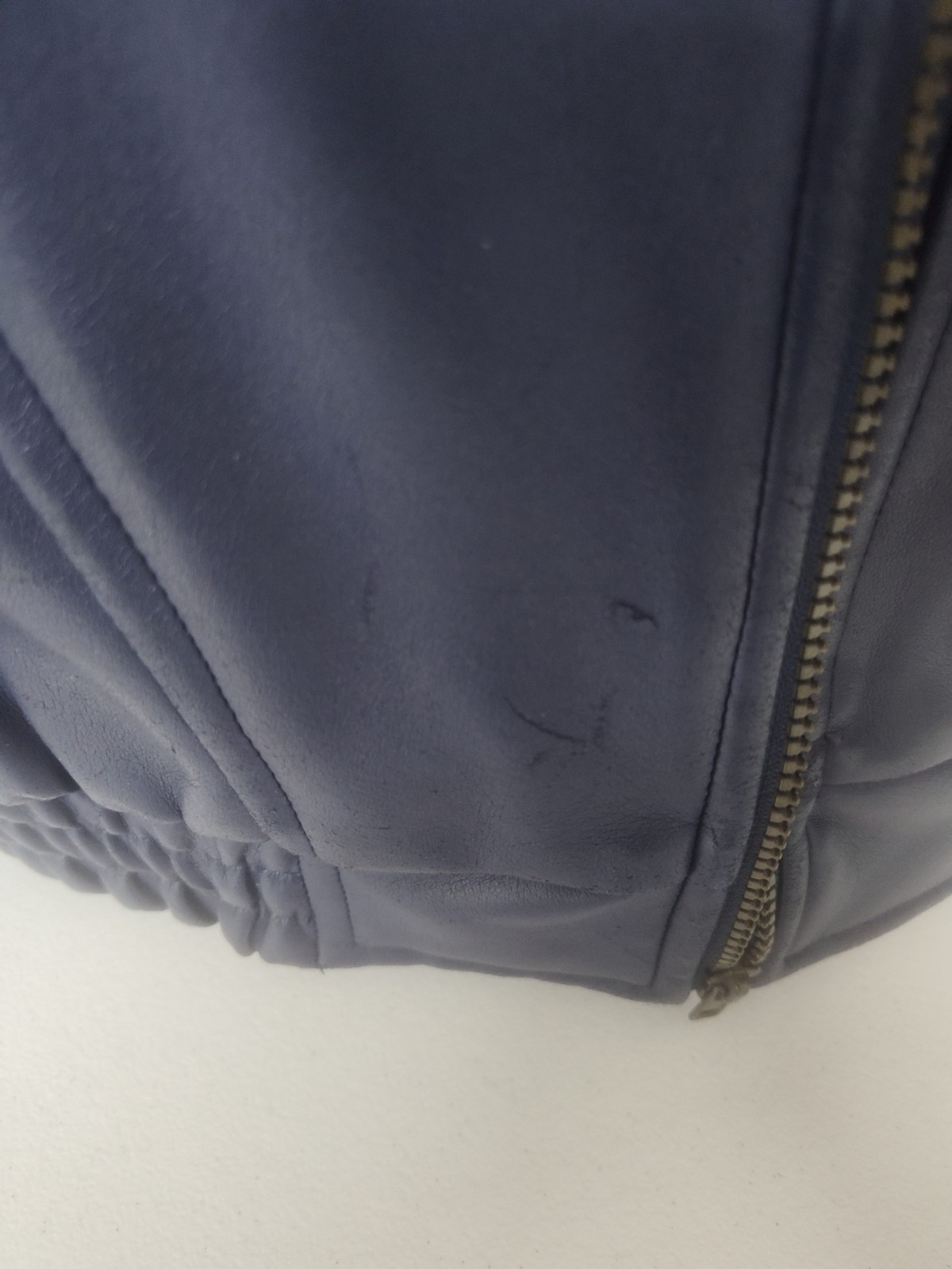 Vtg Dallas Cowboys Game Day Faux Leather Jacket Full Zip 100% Polyvinyl Chloride