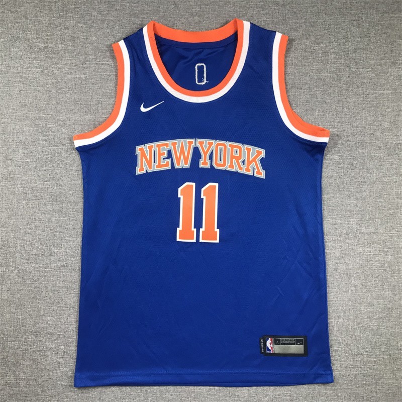 YOUTH’s Jalen #11 Brunson Embroidered Jersey Blue 6 colors-SIZE S to XL Free tax