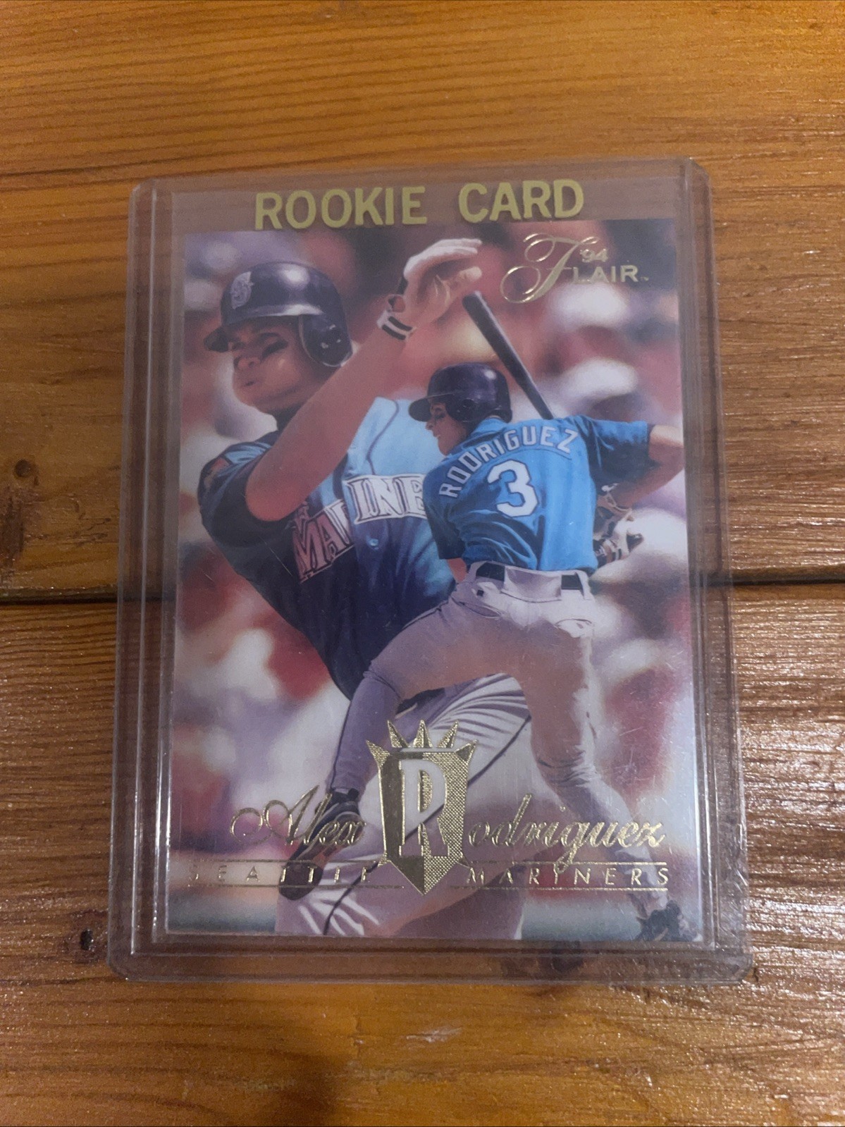 1994 Flair Baseball ROOKIE Alex Rodriguez #340 – Seattle Mariners