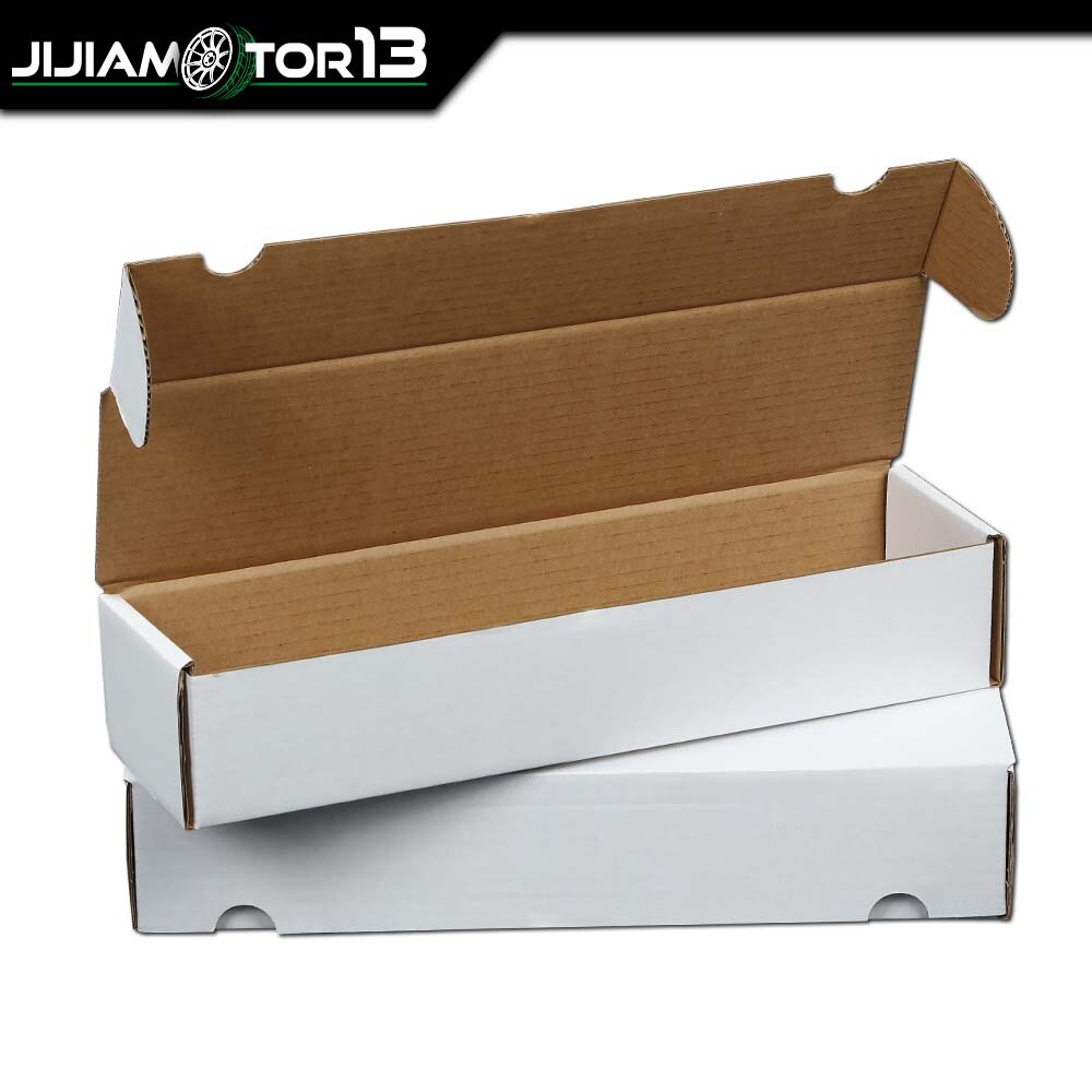 10Pcs Storage Boxes 800 Count Ct Sports Cards Trading White Corrugated Max Pro