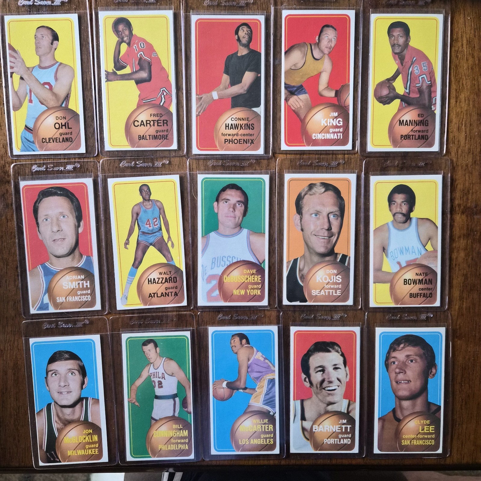 1970-71 Topps Basketball Near Set (171/175) Avg EX+ to NM