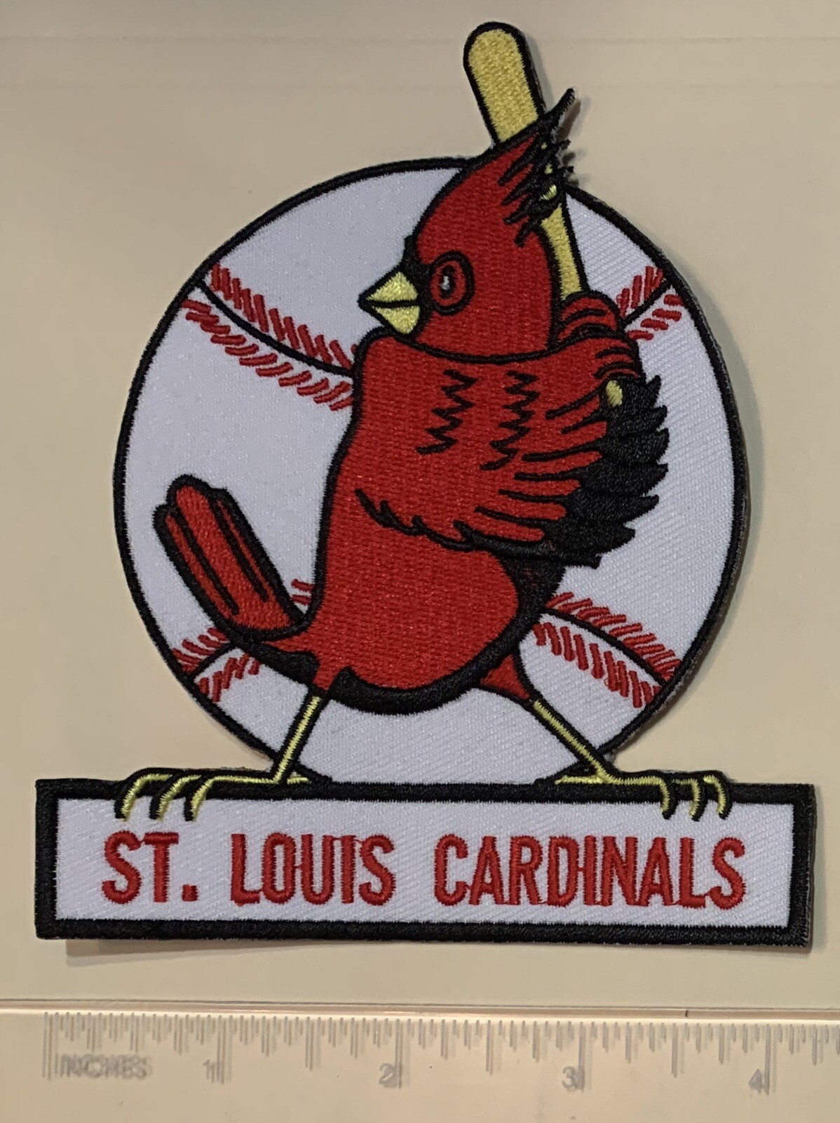 St. Louis Cardinals Big Large 5in. Iron / Sew On Embroidered Patch FREE SHIPPING