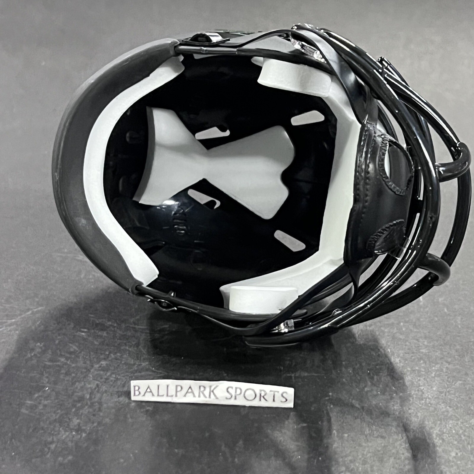 North Texas Mean Green Speed Mini Helmet Riddell NCAA Matte Black New!